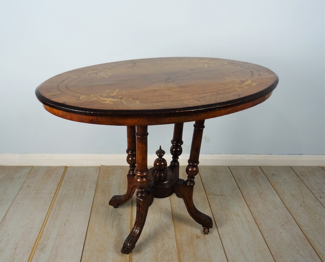 Small Oval Occasional Table